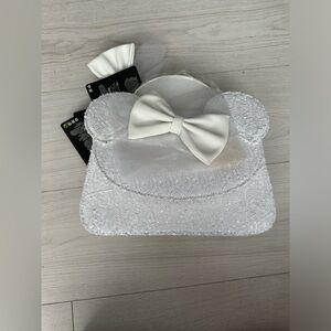 Loungefly White Crossbody Bag with Bow
